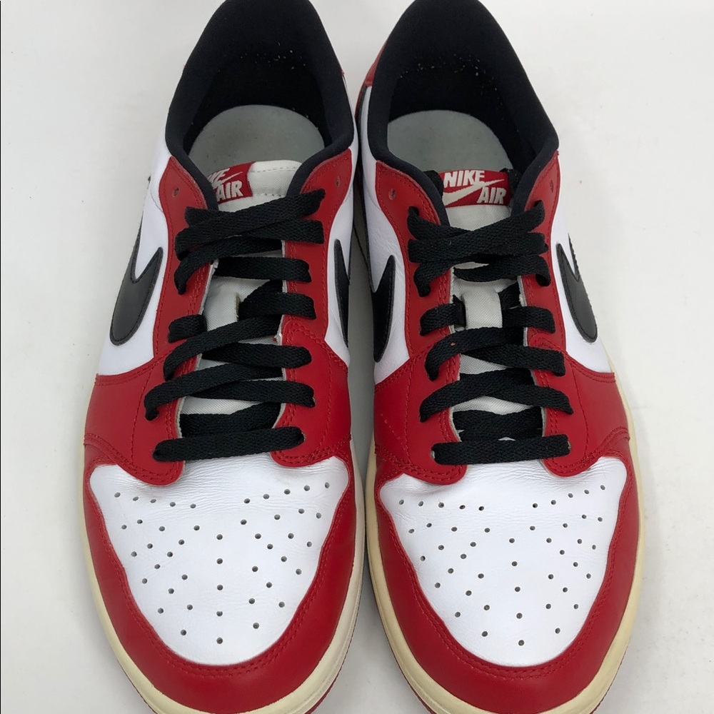 Nike Air Jordan 1 Retro Low Chicago 2016 Varsity Red 705329-600 Shoes -Size 11.5 - Picture 9 of 15